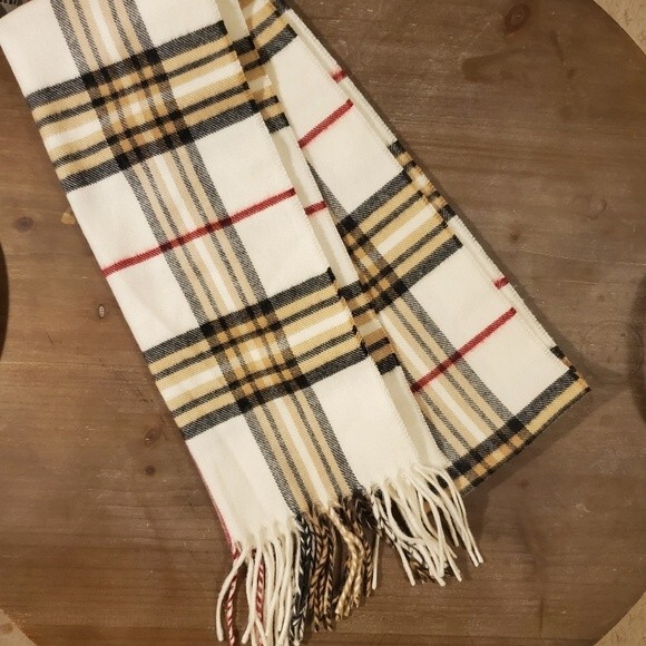Plaid scarf - Picture 5 of 8